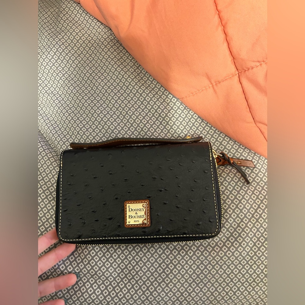 Black and red Dooney and Burke purse